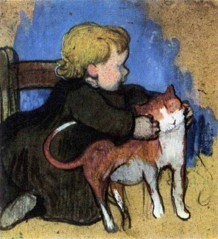 Mimì e il suo gatto